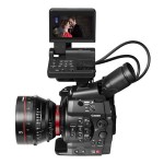 Canon EOS C300 Pro Cinema Camera With LCD Monitor And 85mm Lens