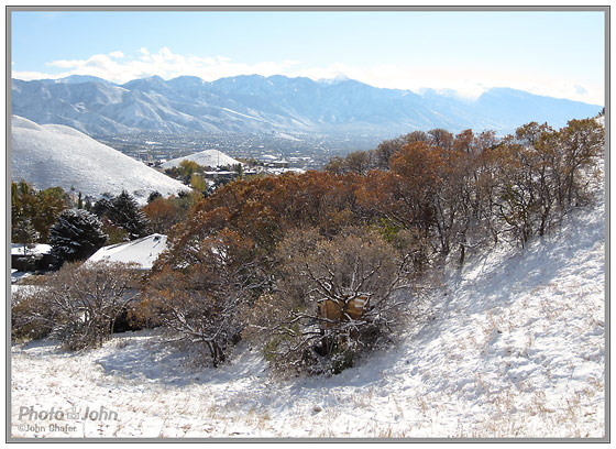 Canon PowerShot ELPH 300 HS - Early Snow In Salt Lake City