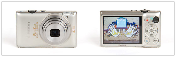 Canon PowerShot ELPH 300 HS Camera - Front & Back