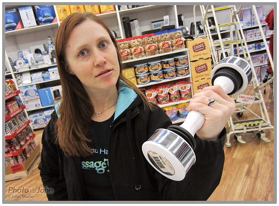 Canon PowerShot ELPH 300 HS - Jenni With Shake Weight