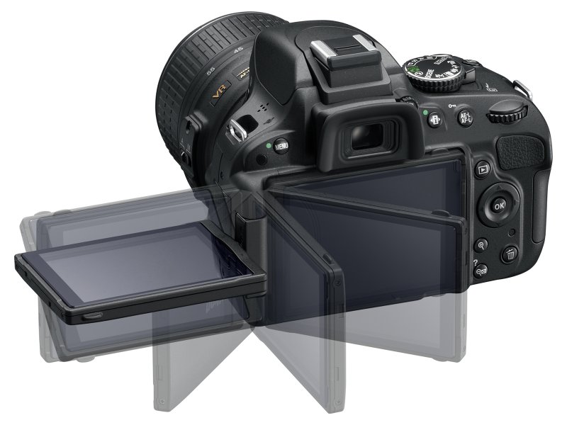 Nikon D5100 - Fuly-Adjustable LCD Display