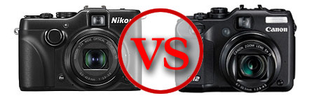 Canon PowerShot G12 vs. Nikon Coolpix P7100