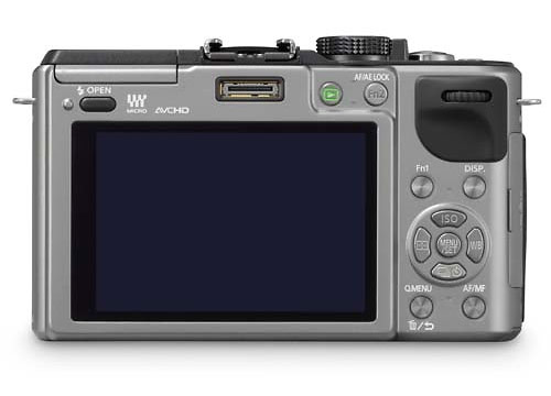 Panasonic Lumix GX1 - Rear LCD & Controls