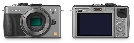 Panasonic Lumix GX1 - Front & Back