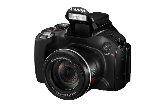 Canon PowerShot SX40 HS - Pop-Up Flash