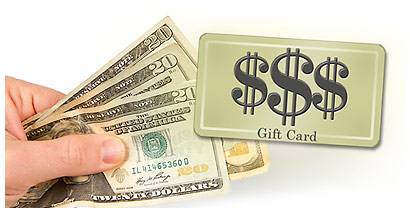 Gift Cards & Cash