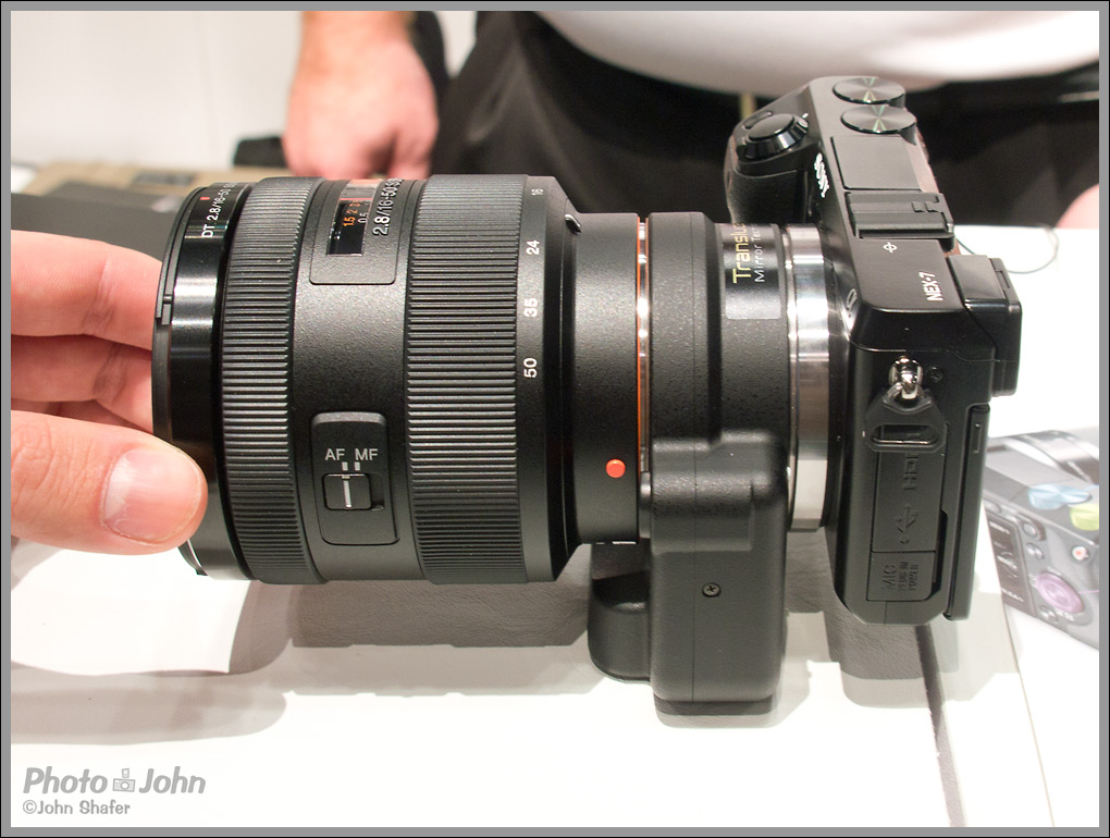 Sony Alpha NEX-7 With LA-EA2 Adapter & 16-50mm f/2.8 Lens