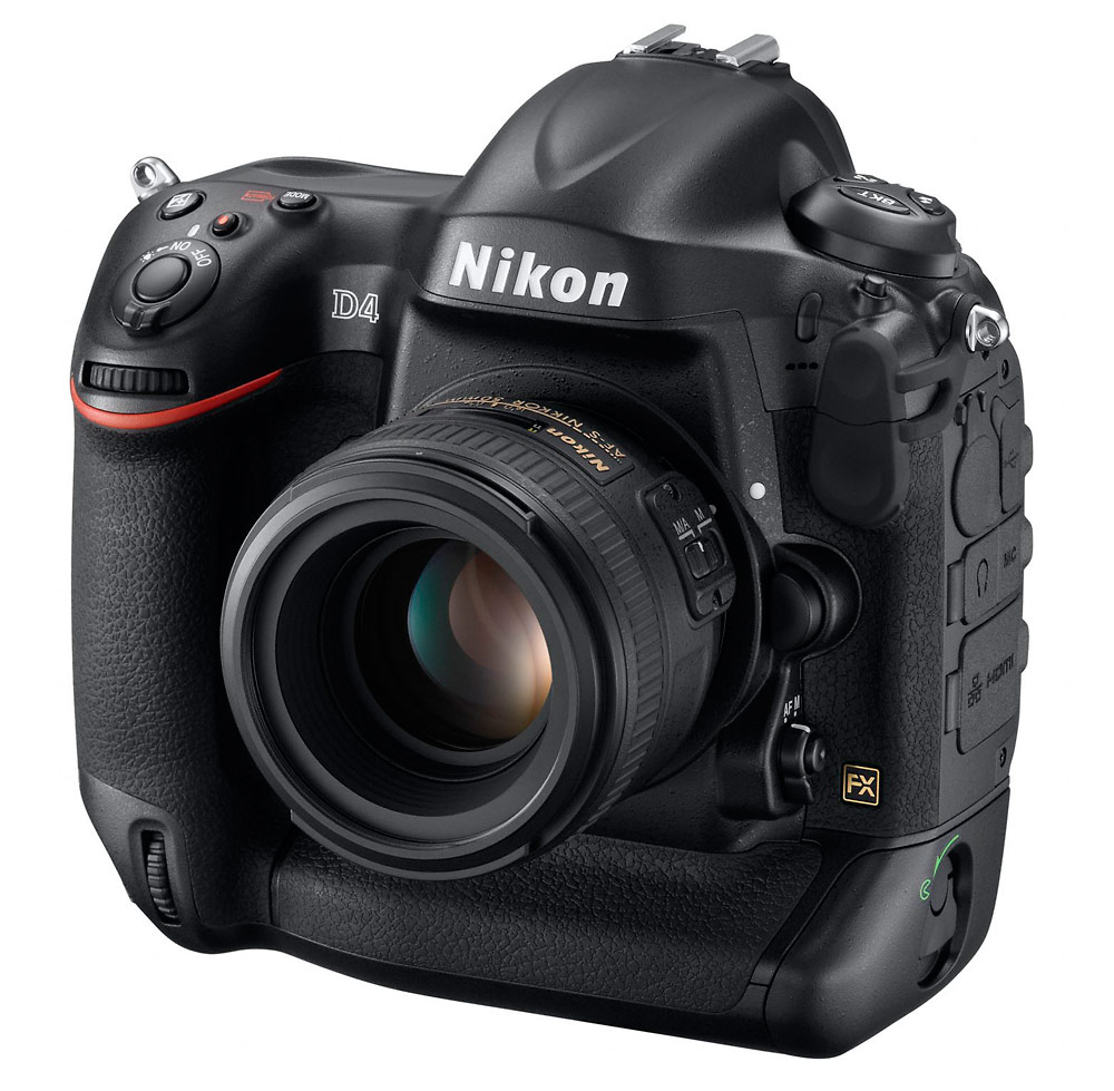 Nikon D4 Digital SLR - Front Right