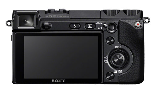 Sony Alpha NEX-7 - rear LCD display