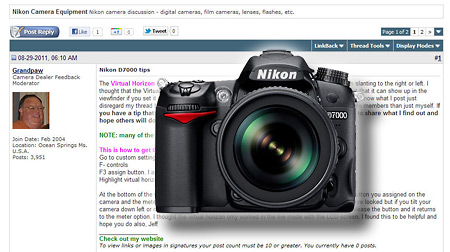 Nikon D7000 Tips Forum Thread