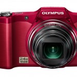 Olympus SZ-12 Superzoom Camera - Red