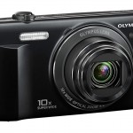 Olympus VR-340 Pocket Superzoom Camera - Left Front