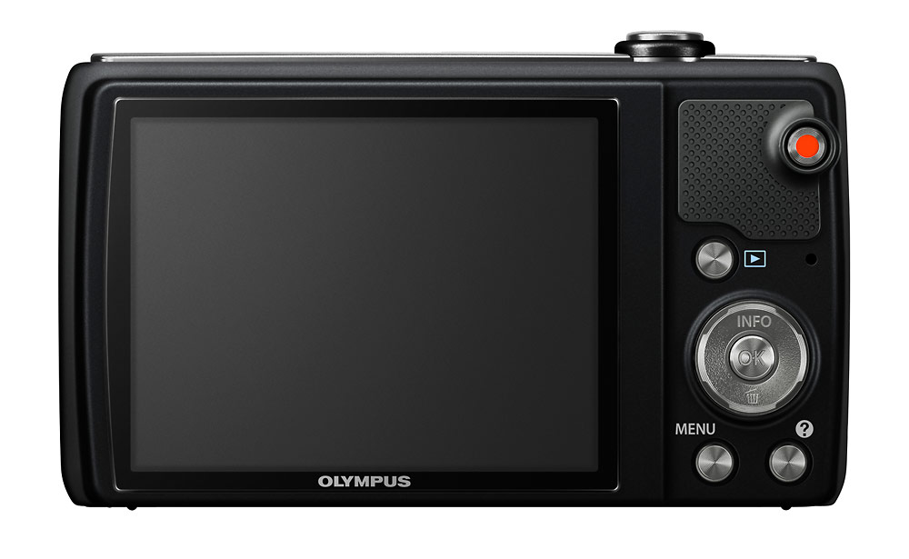 Olympus VR-340 Pocket Superzoom Camera - Rear LCD