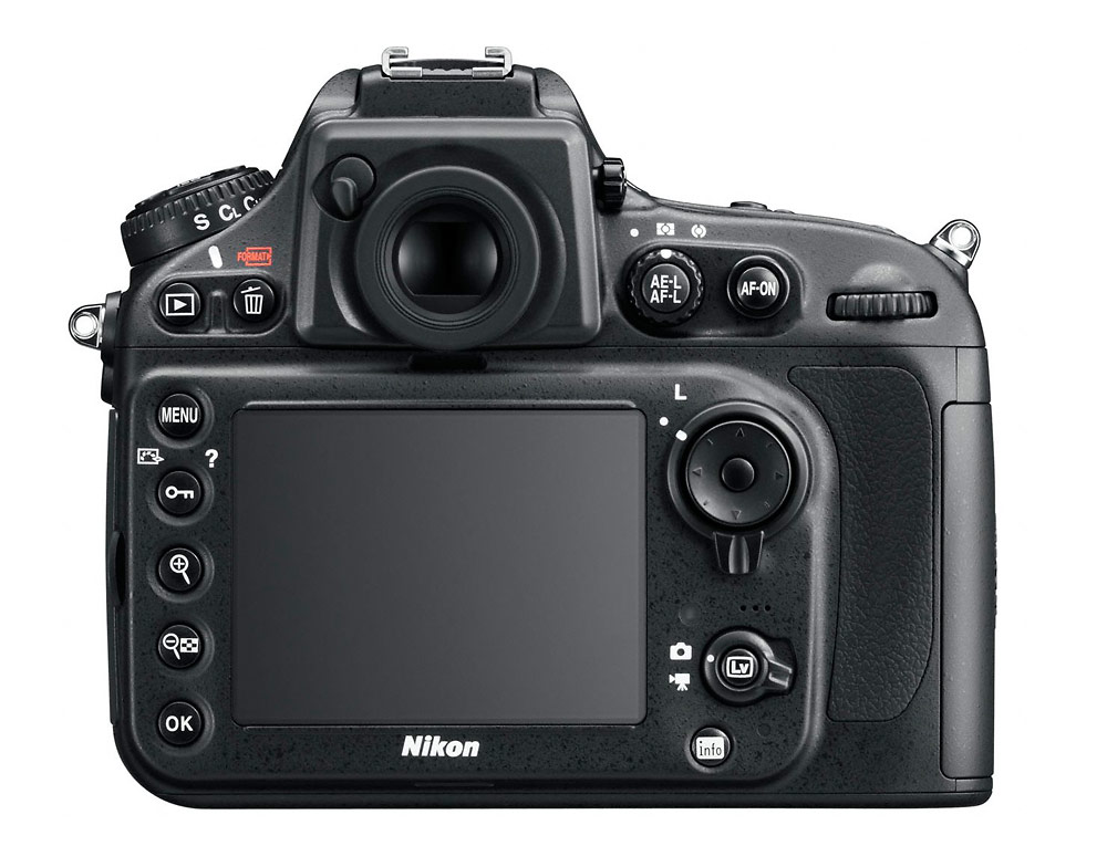 Nikon D800 - 3.2-inch LCD Display & Rear Controls