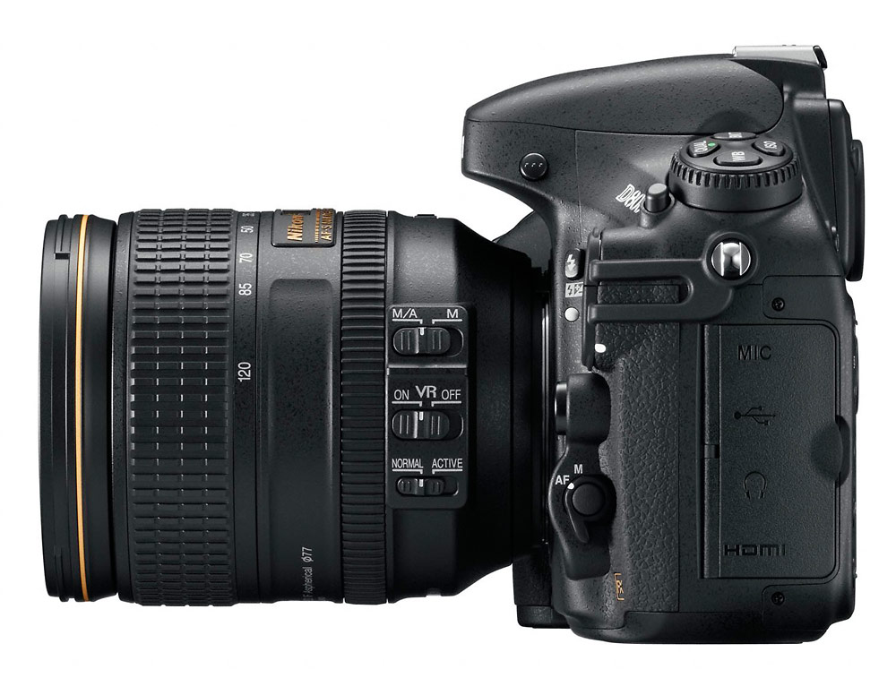 Nikon D800 - Side View