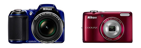 New Nikon Coolpix L810 & L26 Digital Cameras