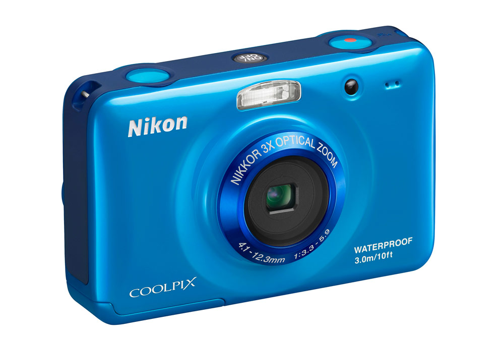 Nikon Coolpix S30 Waterproof Digital Camera - Left Front