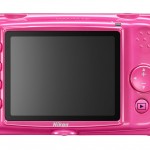 Nikon Coolpix S30 Waterproof Digital Camera - Pink - LCD Display