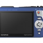 Olympus TG-820 iHS Tough Camera - Blue - Rear LCD