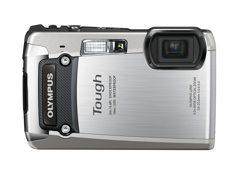 Olympus TG-820 iHS Tough Camera - Silver - Front