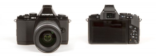 Olympus OM-D E-M5 Micro Four Thirds Camera - Front & Back