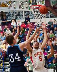 Basketball: Panthers Demolish Vikings - by Bob32