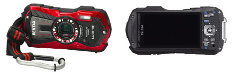 Pentax Optio WG-2 Rugged Waterproof Camera - Front & Back