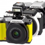 Pentax K-01 Mirrorless Camera - Yellow, White & Black