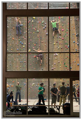 Sony NEX-5N - Climbing Gym ISO 3200 Sample Photo