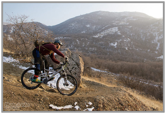 Sony NEX-5N - Winter Mountain Bike Action