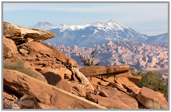 Sony NEX-5N - Moab Slickrock & La Sal Mountains