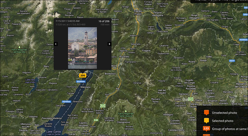 Adobe Lightroom 4 Map Module - Detail