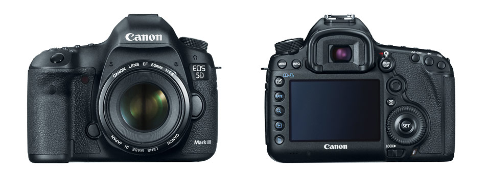 Canon EOS 5D Mark III - Front & Back