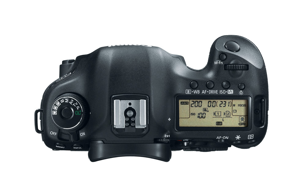 Canon EOS 5D Mark III Top View
