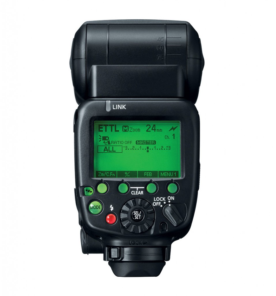 Canon Speedlite 600EX-RT Flash - LCD & Controls