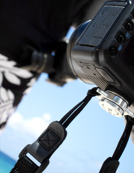 Custom SLR C-Loop Camera Strap Mount On DSLR