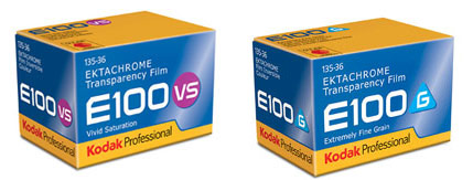 Ektachrome E100VS and Ektachrome E100G To Be Discontinued