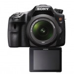 Sony Alpha SLT-A57 - Front View With LCD