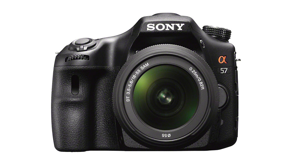 Sony Alpha SLT-A57 - Front View