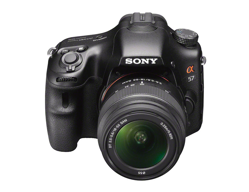 Sony Alpha SLT-A57 - Top Front