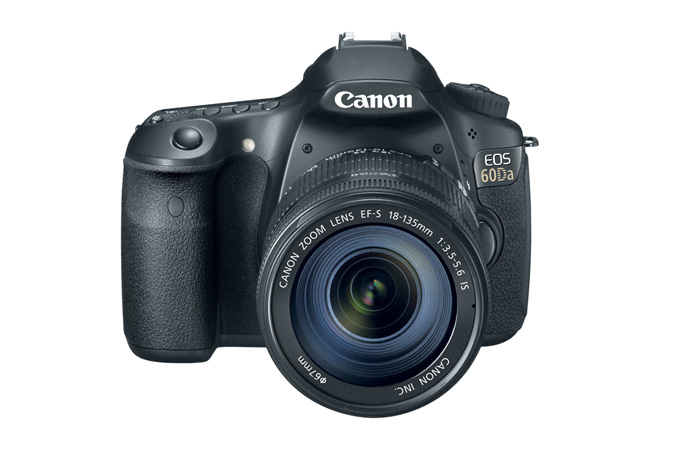 Canon EOS 60Da Astrophotography Camera - Upper Front View
