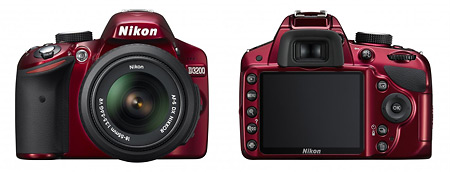 Nikon D3200 HD DSLR - Front & Back