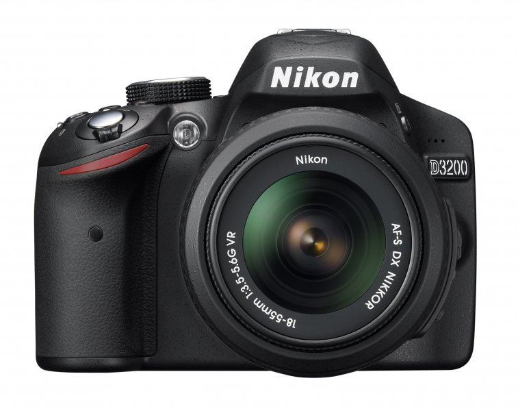 Nikon D3200 - Front - Black