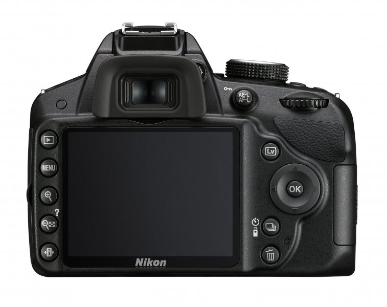 Nikon D3200 - Rear LCD - Black