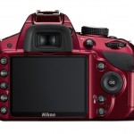 Nikon D3200 - Rear LCD - Red