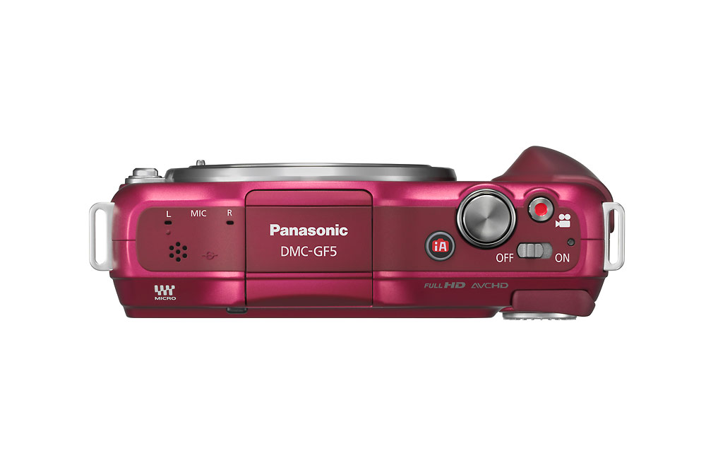 Panasonic Lumix GF5 - Top