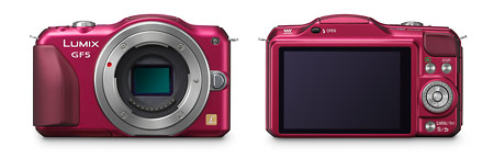 Panasonic Lumix GF5 - Front & Back