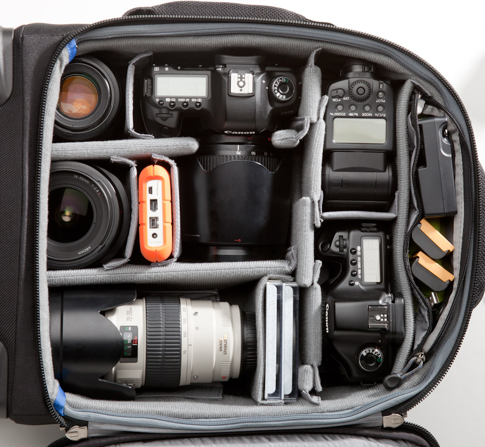 Think Tank Airport 4-Sight Camera Bag With Pro Canon DSLR Gear