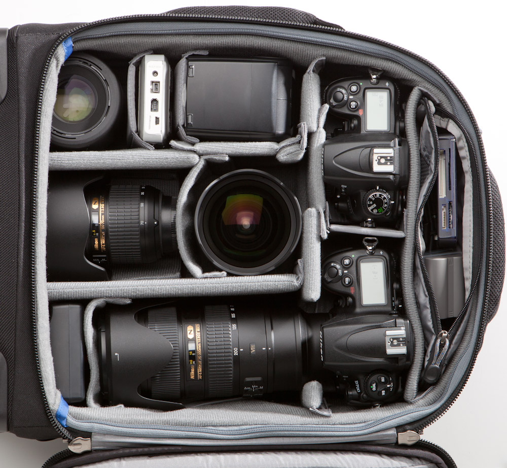 Think Tank Airport 4-Sight Camera Bag With Pro Nikon DSLR Gear