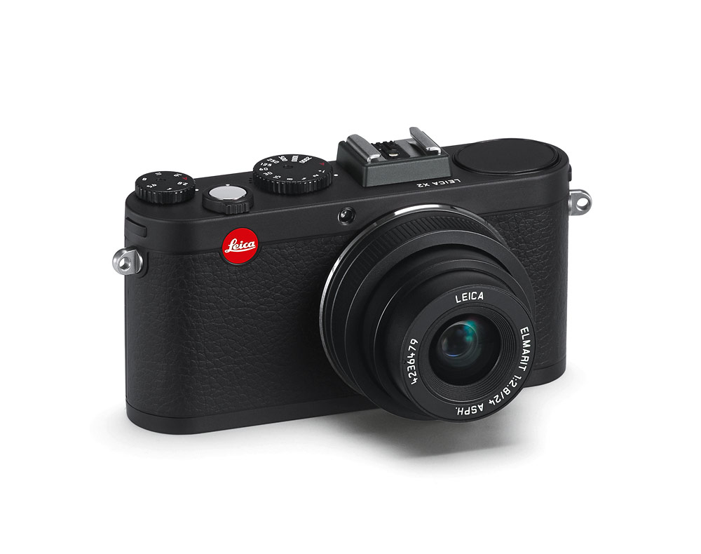 Leica X2 Camera - Black - Angle